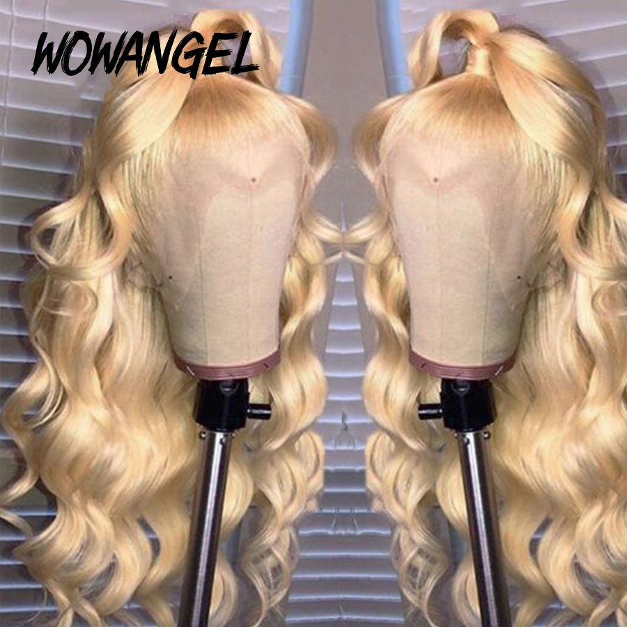 Wow Angel Real HD Lace Frontal - 613 Blonde Body Wave Lace Front Wig 评论和价格