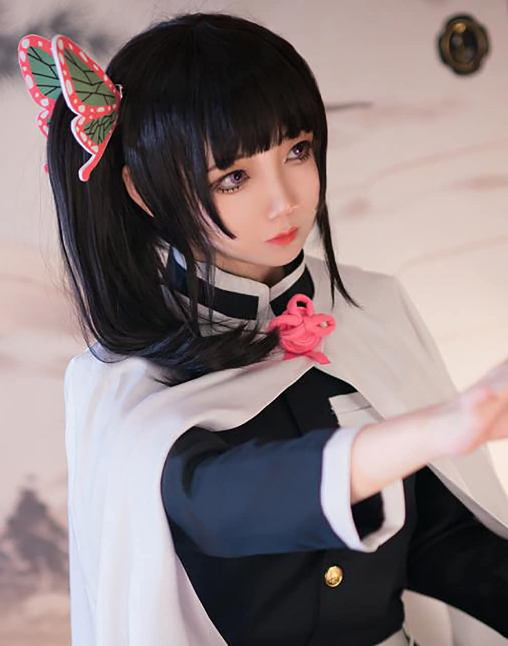 Anime Kimetsu No Yaiba Tsuyuri - Synthetic Braided Wigs For Black Women 评论和价格