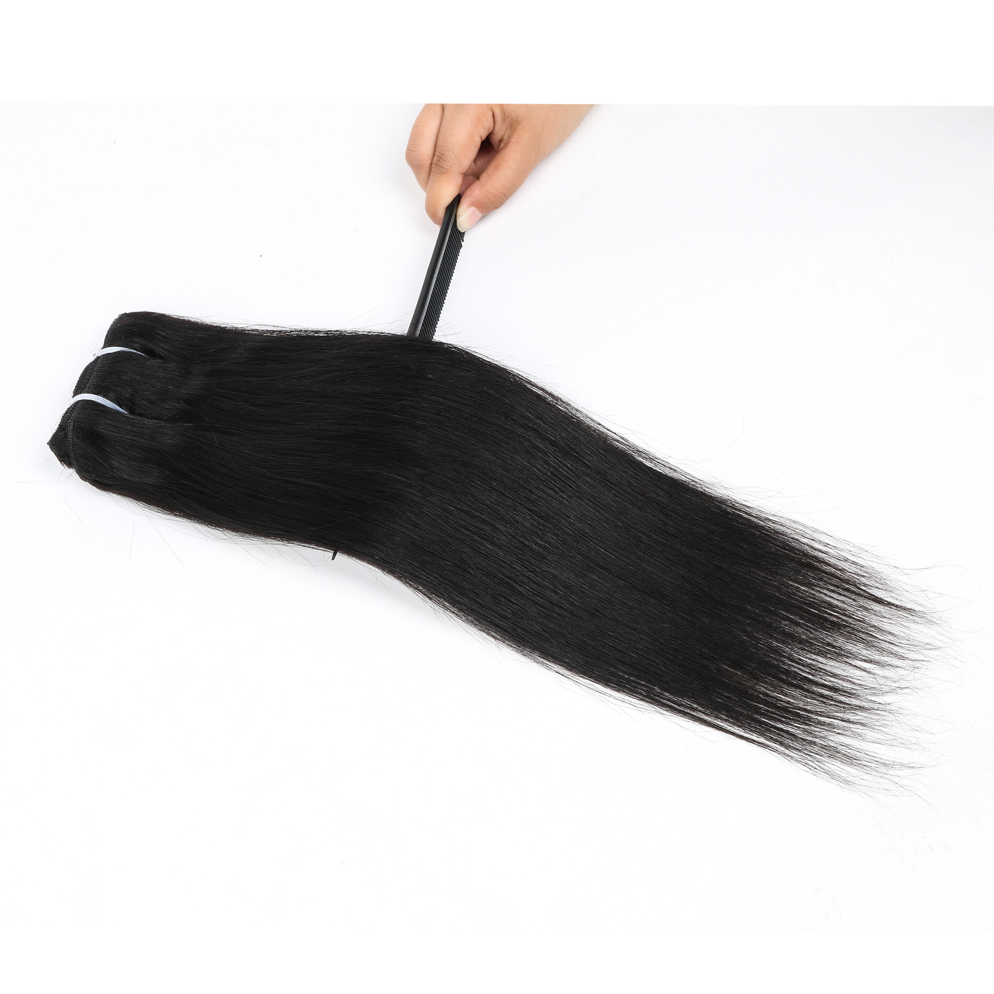 Invisible Thick Straight Clip  - Seamless Clip In Hair Extensions Human Hair 评论和价格