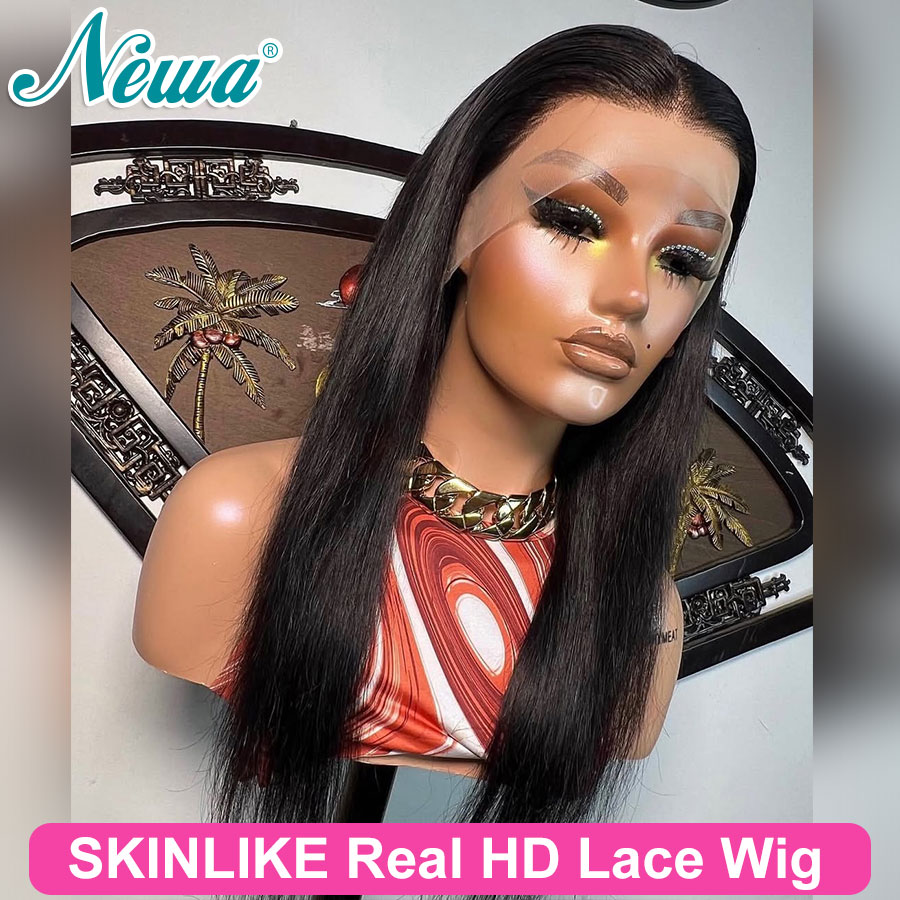 Newa Hair Straight Human Hair  - Hd Lace Frontal Wig Human Hair Pre Plucked 评论和价格