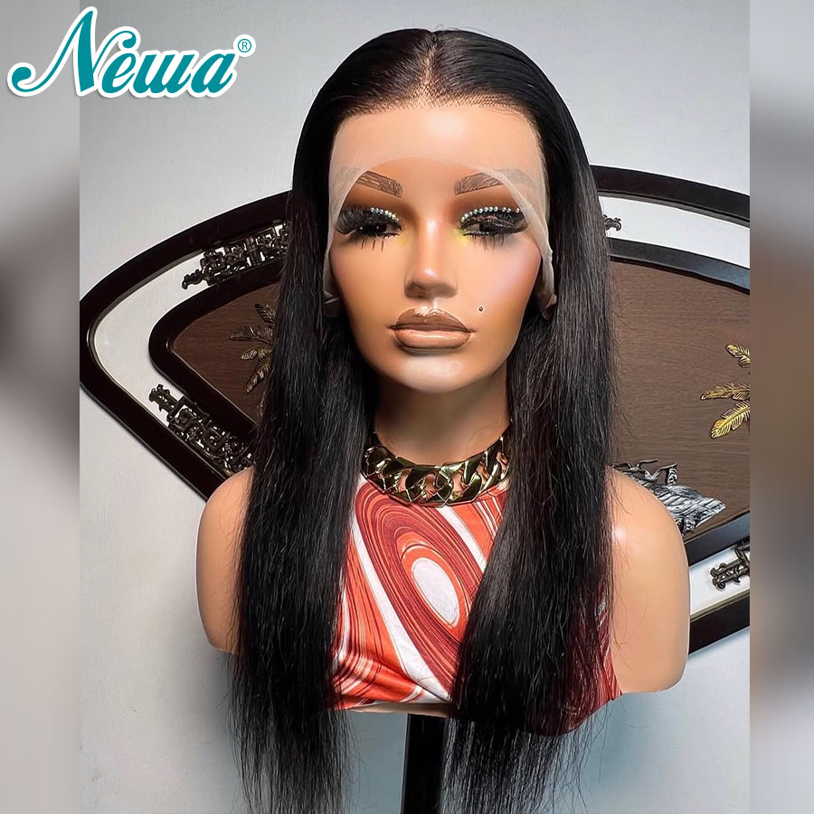 Newa Hair Straight Human Hair  - Hd Lace Frontal Wig Human Hair Pre Plucked 评论和价格