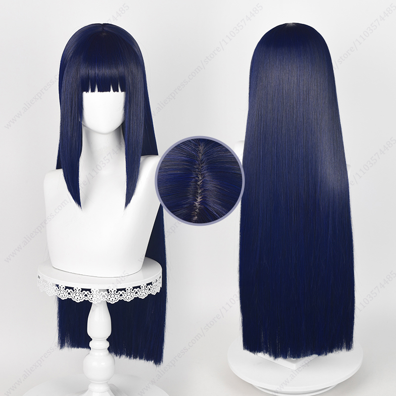 Hinata Hyuga Cosplay Wig Blue  - Synthetic Braided Wigs For Black Women 评论和价格