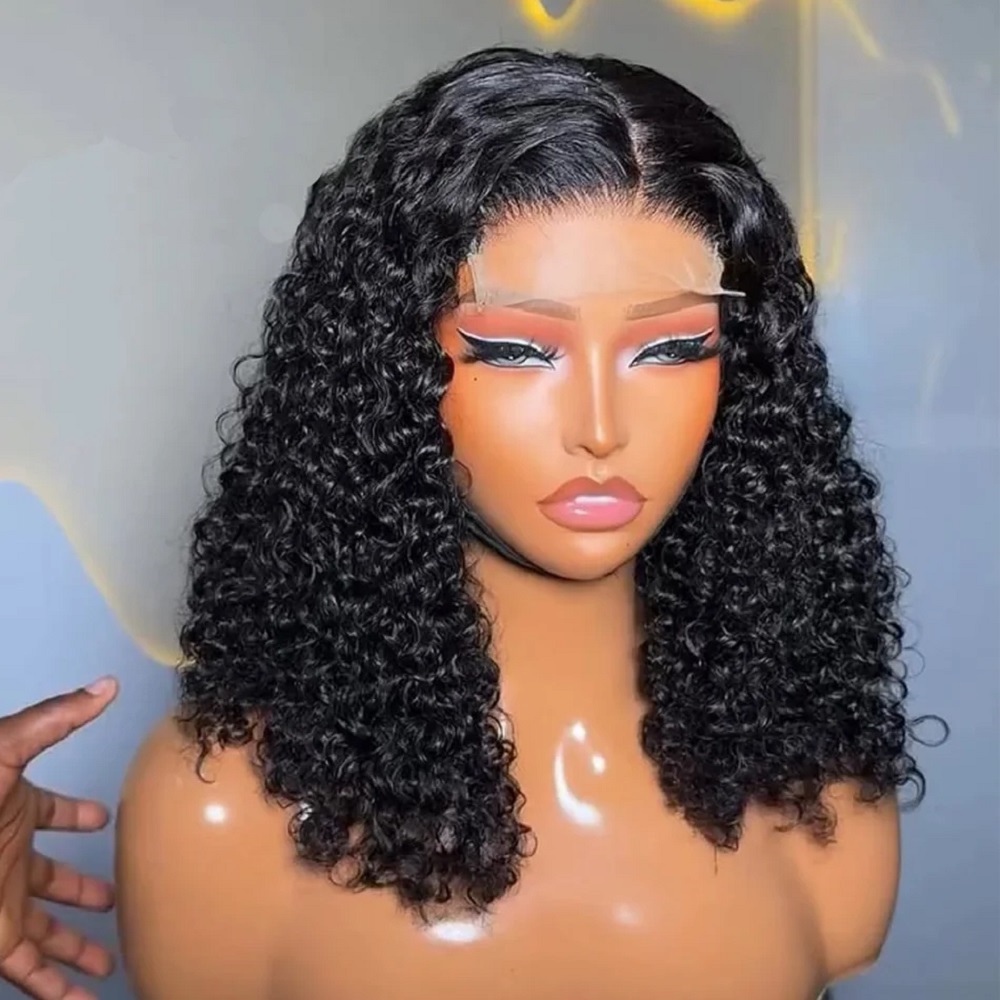 8-14 Short Inch Curly Wave Sho - Glueless Wear And Go Human Hair Wig 评论和价格