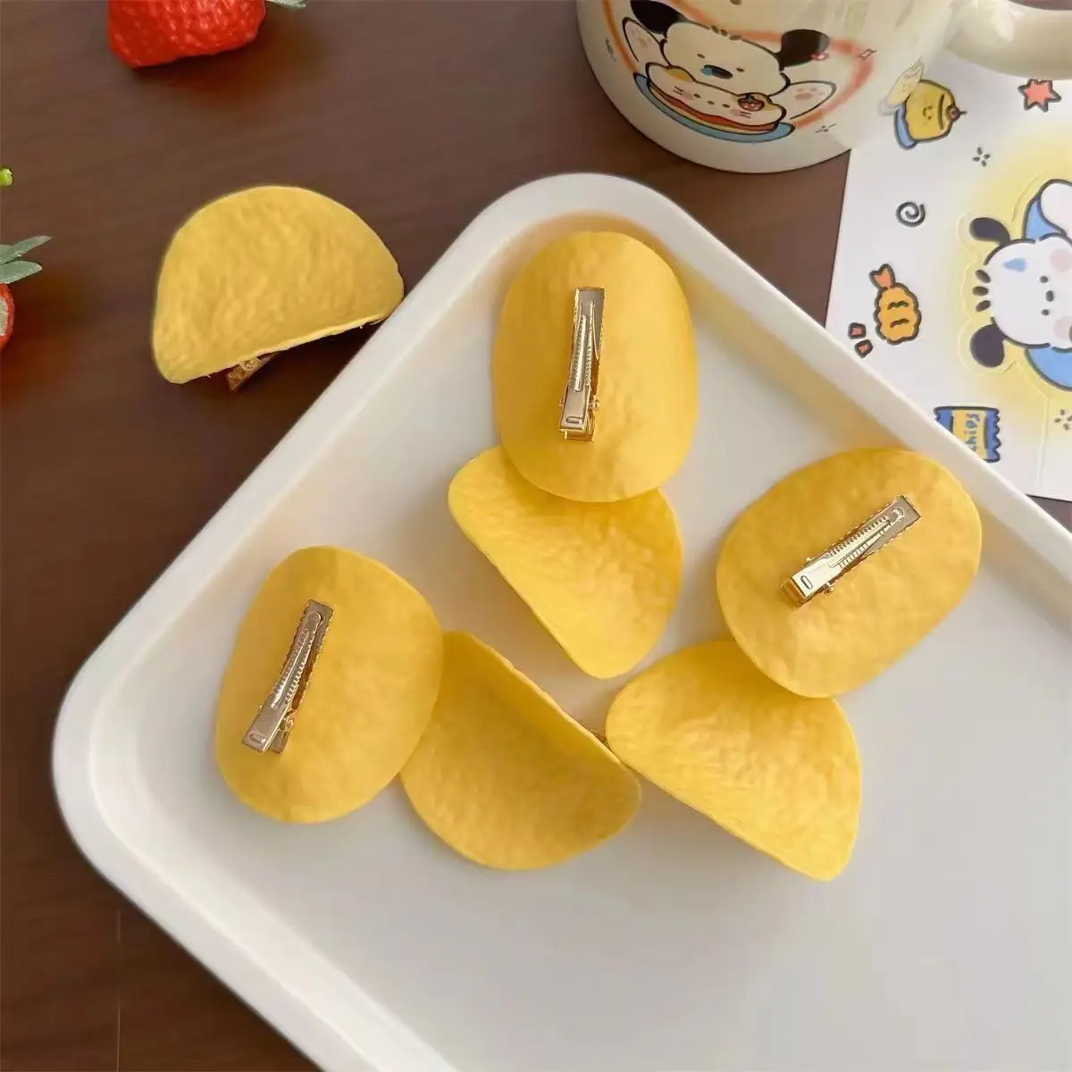 Simulation Potato Chip Hair Cl - Hair Bundles 评论和价格